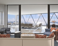 Bentley Residences Living Balcony