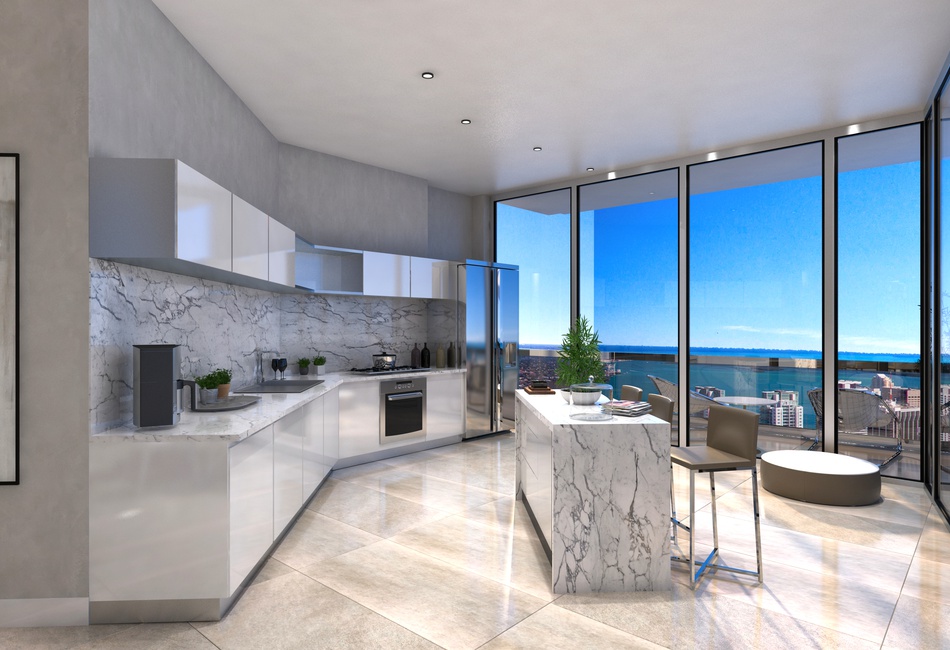 Okan Sky Residences Kitchen