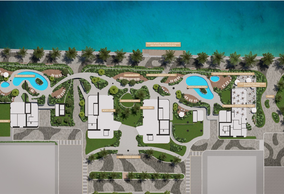 Aria Reserve - site plan bay level