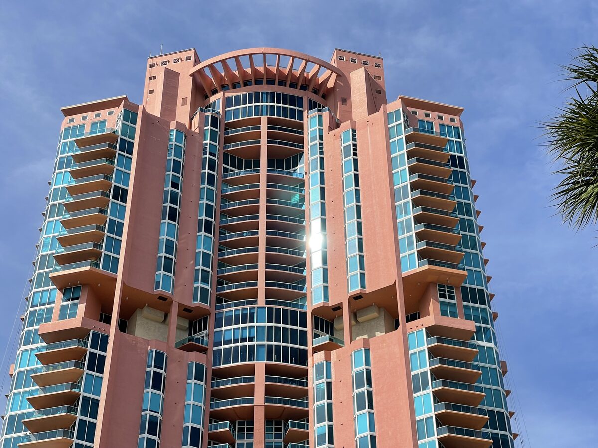 Portofino Tower luxury condominium in the South of Fifth neighborhood of Miami Beach