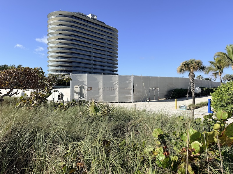 The Delmore boutique luxury new construction development on Collins Avenue, Surfside Florida